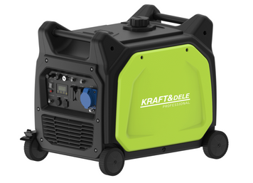 Генератор бензиновий інверторний Kraft&Dele KD682 7,6 кВт, з колесами KD682 фото